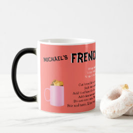Taza Mágica Receta de tostada francesa de monograma asombrosa