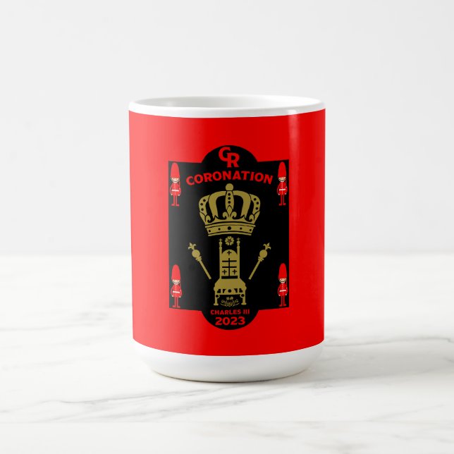Taza Mágica Recuerdo conmemorativo de la coronación del Rey Ca (Centro)