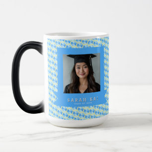 Taza Mágica Recuerdo de foto con estampado clásico de hexágono