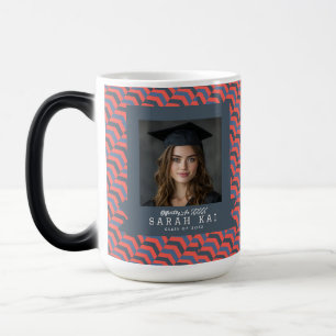 Taza Mágica Recuerdo de foto con estampado de Chevron elegante