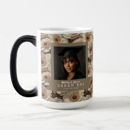 Taza Mágica Recuerdo de Foto Impreso de Anémonas Clásicas