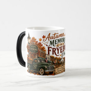 Taza Mágica Recuerdos de Otoño en Fryeburg Maine Color