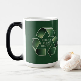 Taza Mágica Reduce Reuse Recycle Morphing Mug