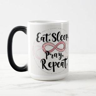 Taza Mágica Refrán de comer, dormir, rezar