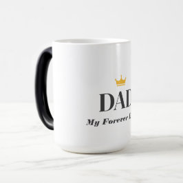 Taza Mágica Regalo con nombre personalizado para papá 