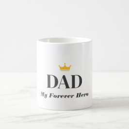 Taza Mágica Regalo con nombre personalizado para papá 