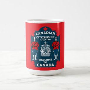 Taza Mágica Regalo de Celebración de Ciudadanía Canadiense