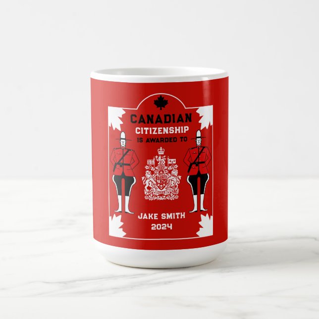 Taza Mágica Regalo de celebración de la ciudadanía canadiense (Centro)