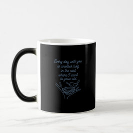 Taza Mágica Regalo de Cita Romántica para Parejas y Aniversari