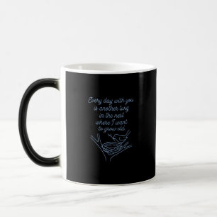 Taza Mágica Regalo de Cita Romántica para Parejas y Aniversari