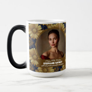 Taza Mágica Regalo de cumpleaños 70 para mamá Daisy linda