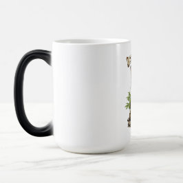 Taza Mágica Regalo de gato gris atigrado divertido gato maestr