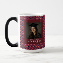 Taza Mágica Regalo de graduación de Bold Zigzag Pattern Son