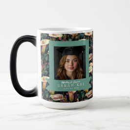Taza Mágica Regalo de graduación único de Son con lirios de Ca