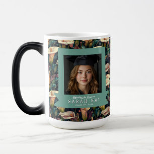 Taza Mágica Regalo de graduación único de Son con lirios de Ca