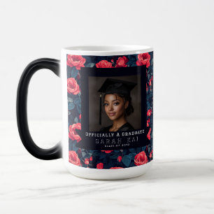 Taza Mágica Regalo de graduación único para esposa con flor de