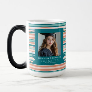 Taza Mágica Regalo de impresión de raya clásica para él gradua