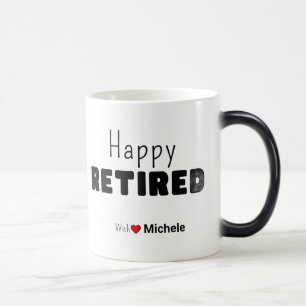 Taza Mágica Regalo de jubilación personalizado divertido humor