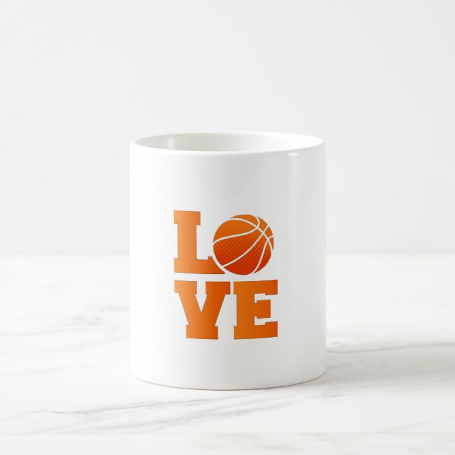 Taza Mágica Regalo de los amantes del baloncesto - Personaliza (Centro)