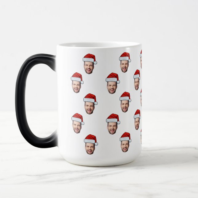 Taza Mágica Regalo de Navidades de personalizado Face Photo Sa (Izquierda)