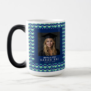 Taza Mágica Regalo de patrón abstracto audaz para él graduado