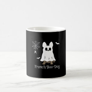 Taza Mágica Regalo de perro de Boo-Perro francés de Halloween
