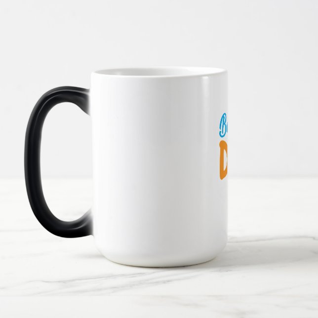 Taza Mágica Regalo del abuelo | Mejor Papa Perro (Izquierda)