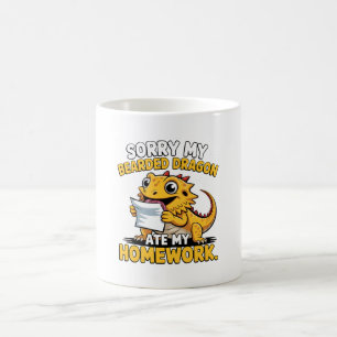 Taza Mágica Regalo divertido para amantes de dragones barbudos