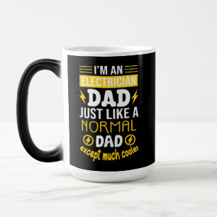 Taza Mágica Regalo divertido para papá electricista