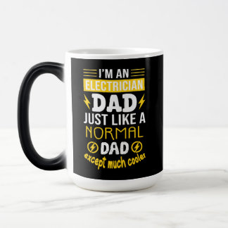 Taza Mágica Regalo divertido para papá electricista