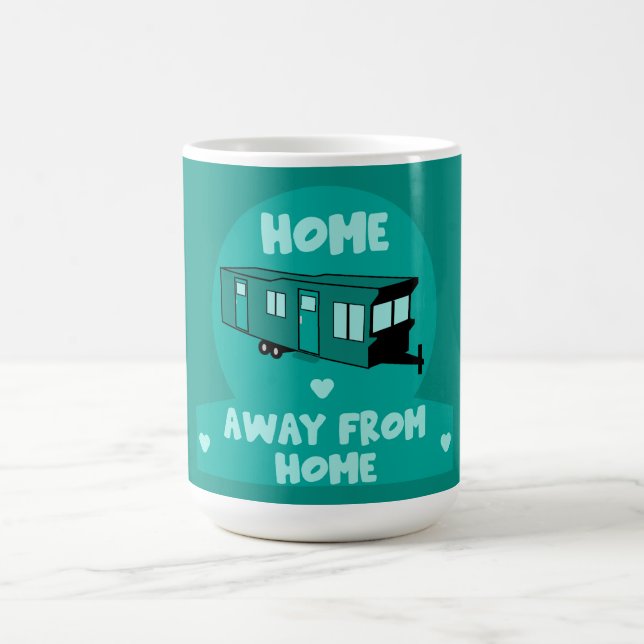 Taza Mágica Regalo estático de la casa de la caravana (Centro)