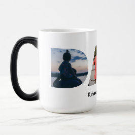 Taza Mágica Regalo fotográfico personalizado del día del padre