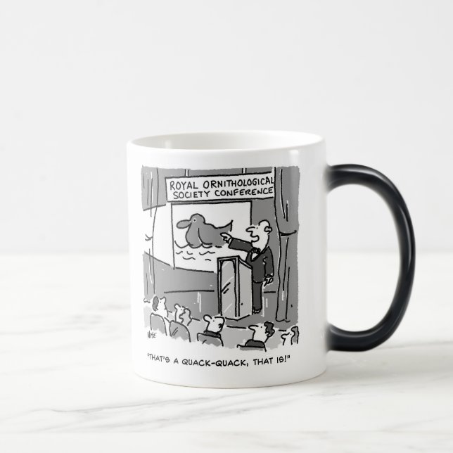 Taza Mágica Regalo para un guardián de aves o un cuidador de a (Derecha)