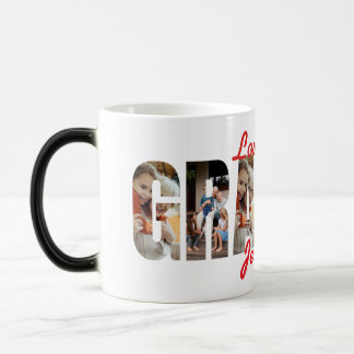 Taza Mágica Regalo Personalizado de Foto GRAMMY Te Amo