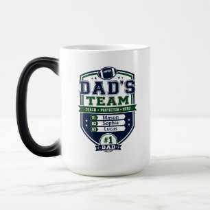 Taza Mágica Regalo personalizado de fútbol para el Día del Pad