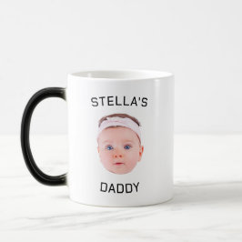 Taza Mágica Regalo personalizado de papá con foto de bebé