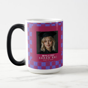 Taza Mágica Regalo único de graduación para mamá con patrón az