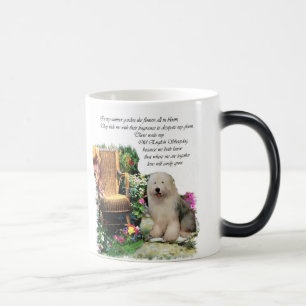 Taza Mágica Regalos de arte de Sheepdog ingleses viejos