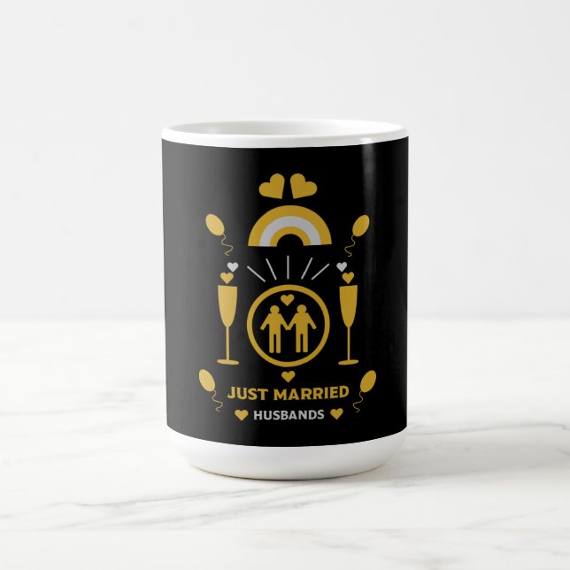 Taza Mágica Regalos de boda de un chico gay original (Centro)