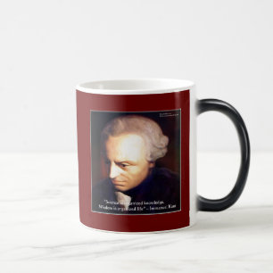 Taza Mágica Regalos de citas de Immanuel Kant Ciencia vs Conoc