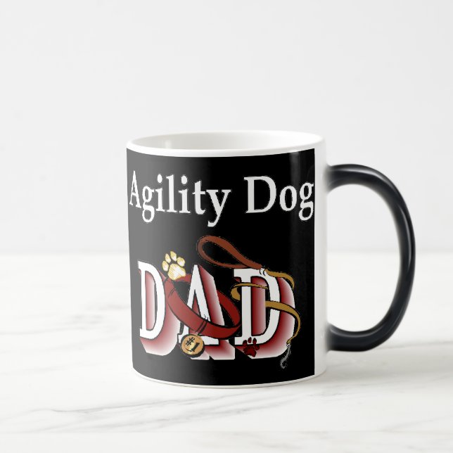 Taza Mágica Regalos de dueños de perros de Agility (Derecha)