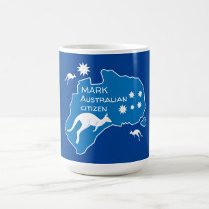 Taza Mágica Regalos de Fiesta de ciudadanía australiano