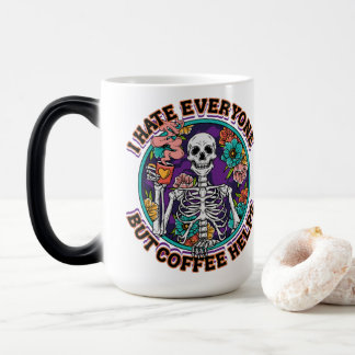 Taza Mágica Regalos para amantes del café Ayuda al café Odio a