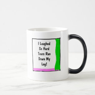 Taza Mágica ¡Reí así que los rasgones duros corrieron abajo
