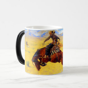 Taza Mágica Remington Old West Horse y Cowboy
