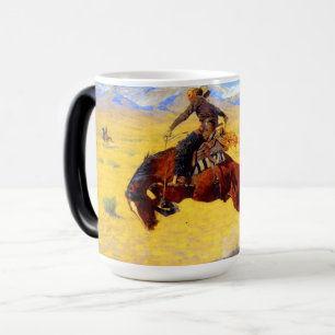 Taza Mágica Remington Old West Horse y Cowboy