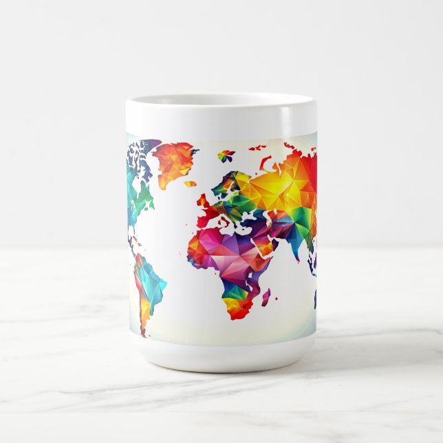 Taza Mágica Resumen del mapa mundial (Centro)