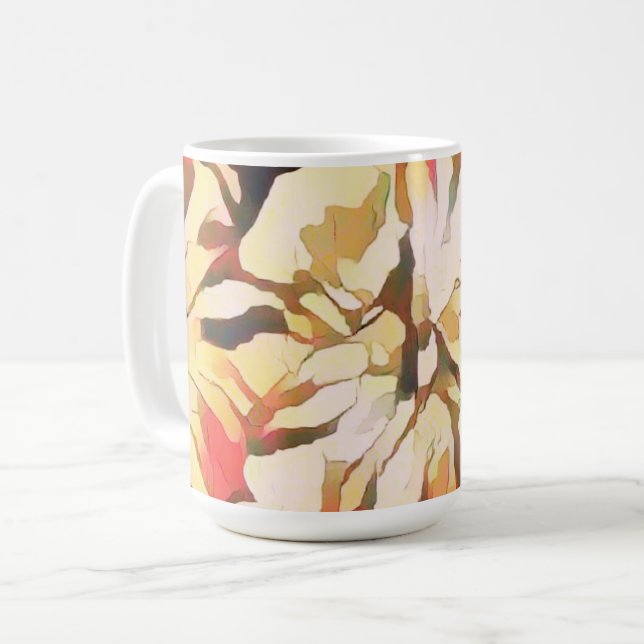 Taza Mágica Resumen Floral otoñal (Anverso izquierdo)