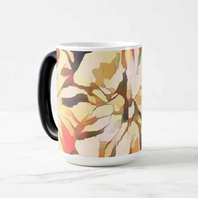 Taza Mágica Resumen Floral otoñal (Anverso izquierdo)