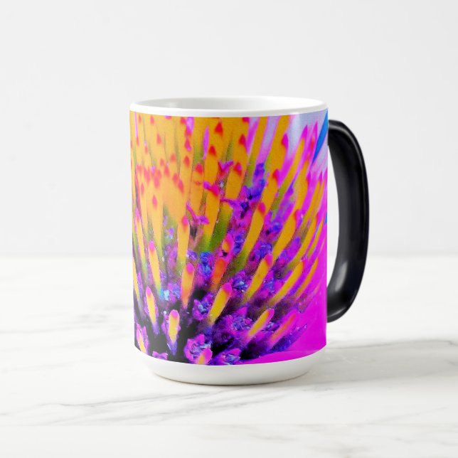 Taza Mágica Resumen macroeconómico Conefluente rosa caliente y (Anverso derecho)